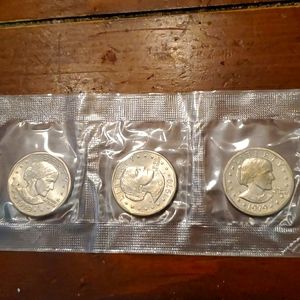 1979, PS & D mint mark Susan B. Anthony Dollars